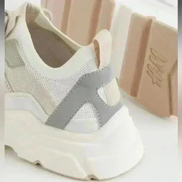 H&M Chunky Trainers Shoes Rubber lift elevated Size 38 - Picture 12 of 13